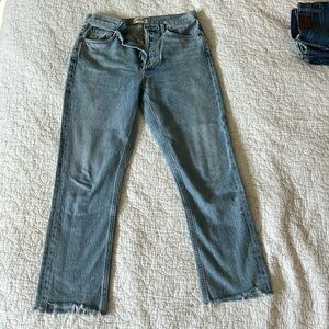 AGOLDE Riley High rise straight crop jeans - size 27